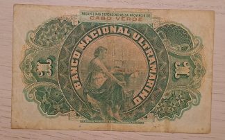 Cabo Verde 5 escudos (sobre 1 escudo) 1921