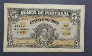 Portugal 5 Escudos 1925