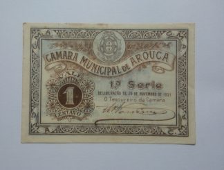 C.M. Arouca 1 Centavo 1921 MA#267 (Comum) Quase Nova