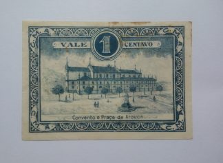 C.M. Arouca 1 Centavo 1921 MA#267 (Comum) Quase Nova