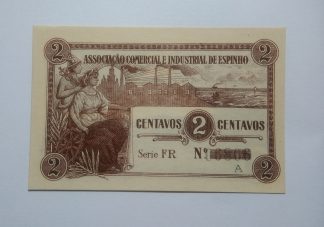 A.C.I. Espinho 2 Centavos ND Série A MA#827 (Comum) Nova