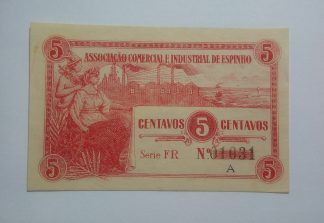 A.C.I. Espinho 5 Centavos ND Série A MA#828 (Comum) Nova