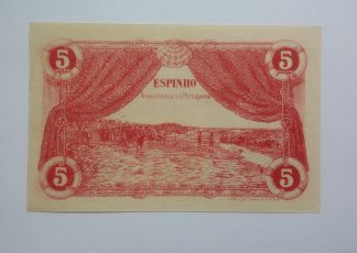 A.C.I. Espinho 5 Centavos ND Série A MA#828 (Comum) Nova