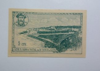 C.M. Sines 5 Centavos 1922 MA#2144 (Escassa) Nova
