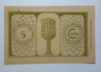 C.M. Moncorvo 5 Centavos ND Série B MA#2211 (Comum) Nova