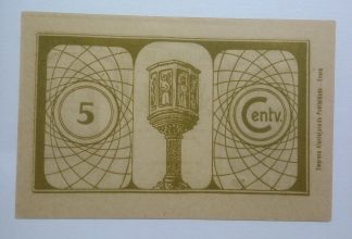 C.M. Moncorvo 5 Centavos ND Série B MA#2211 (Comum) Nova