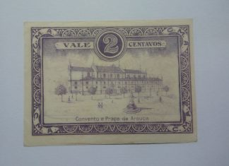C.M. Arouca 2 Centavos 1921 MA#268 (Comum) Nova