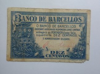 Banco de Barcelos 10 Centavos ND MA#352a (Comum) BC
