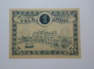 C.M. Guarda 1 Centavo 1922 MA#1075 (Comum) Nova