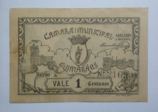 C.M. Guimarães 1 Centavo 1921 MA#1083 (Comum) Quase Nova