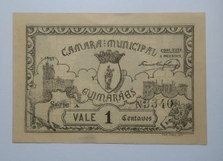 C.M. Guimarães 1 Centavo 1921 MA#1083 (Comum) Nova