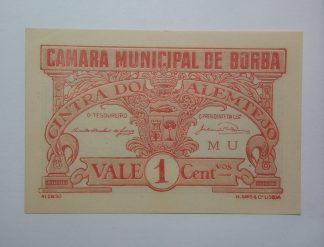 C.M. Borba 1 Centavo 1921 MA#414 (Comum) Nova