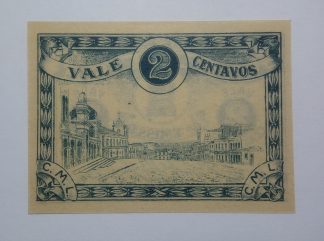 C.M. Loulé 2 Centavos 1921 MA#1258 (Comum) Nova