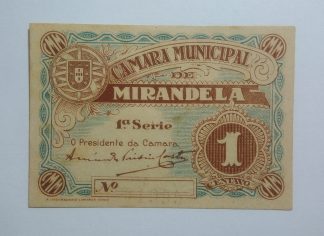 C.M. Mirandela 1 Centavo ND MA#1383 (Comum) Nova