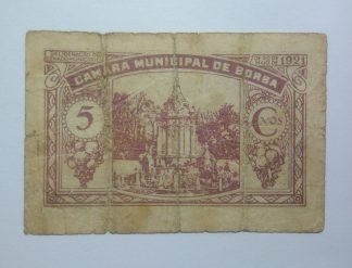 C.M. Borba 5 Centavos 1921 MA#416 (Comum) BC