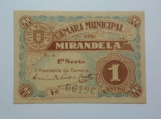 C.M. Mirandela 1 Centavo ND MA#1383 (Comum) Nova