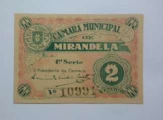 C.M. Mirandela 2 Centavos ND MA#1384 (Comum) Nova