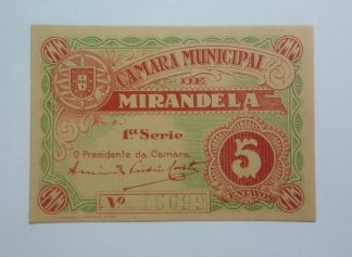 C.M. Mirandela 5 Centavos ND MA#1385 (Comum) Nova