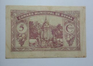 C.M. Borba 5 Centavos 1921 MA#416 (Comum) Bela