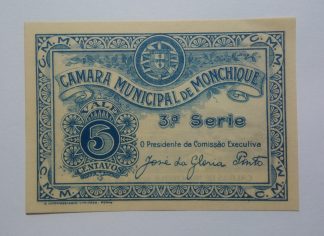 C.M. Monchique 5 Centavos ND MA#1420a (Escassa) Nova