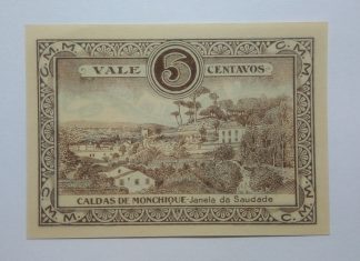 C.M. Monchique 5 Centavos ND MA#1420a (Escassa) Nova