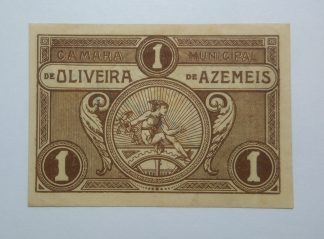 C.M. Oliveira de Azemeis 1 Centavo ND MA#1628 (Comum) Quase Nova