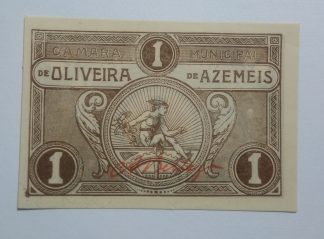 C.M. Oliveira de Azemeis 1 Centavo ND MA#1628 (Comum) Nova
