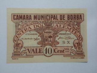 C.M. Borba 10 Centavos 1921 MA#417 (Comum) Nova