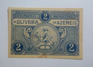 C.M. Oliveira de Azemeis 2 Centavos ND MA#1629 (Comum) Quase Nova