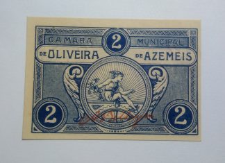 C.M. Oliveira de Azemeis 2 Centavos ND MA#1629 (Comum) Nova