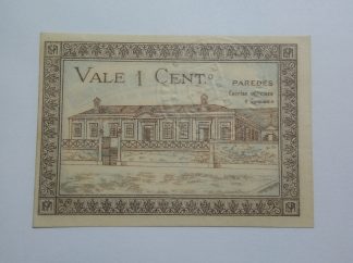 C.M. Paredes 1 Centavo 1920 MA#1654 (Comum) Nova