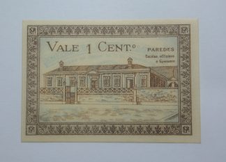 C.M. Paredes 1 Centavo 1920 MA#1654 (Comum) Nova