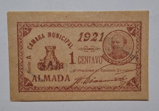 C.M. Almada 1 Centavo 1921 MA#162 (Comum) Nova