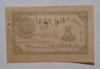C.M. Almada 2 Centavos 1921 MA#163a (Comum) Nova
