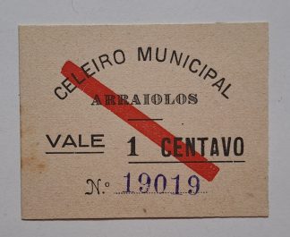 Arraiolos (Celeiro Municipal) 1 Centavo ND MA#273 (Escassa) Nova