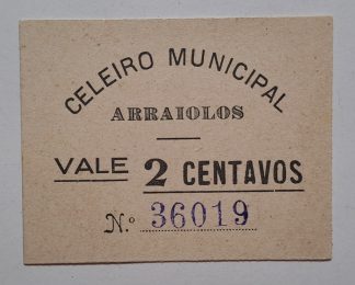 Arraiolos (Celeiro Municipal) 2 Centavos ND MA#274 (Escassa) Nova