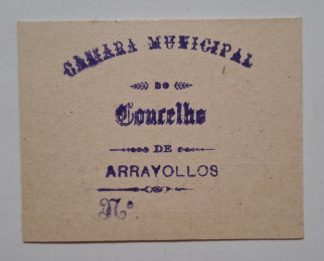 Arraiolos (Celeiro Municipal) 2 Centavos ND MA#274 (Escassa) Nova