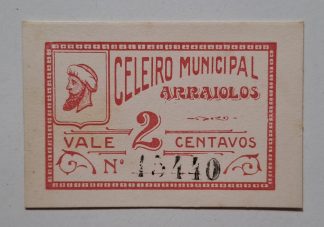 Arraiolos (Celeiro Municipal) 2 Centavos ND MA#276 (Escassa) Nova