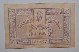 Arraiolos (Celeiro Municipal) 5 Centavos ND MA#277 (Comum) Quase Nova