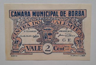 C.M. Borba 2 Centavos ND MA#415 (Comum) Nova