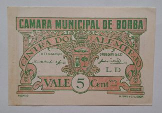C.M. Borba 5 Centavos ND MA#416 (Comum) Nova