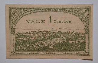 C.M. Braga 1 Centavo 1920 Série 1U MA#418f (Comum) Nova
