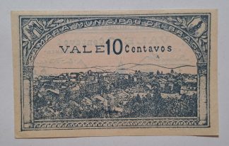 C.M. Braga 10 Centavos 1920 Série 4F MA#421f (Comum) Nova