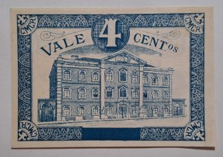 C.M. Caldas da Raínha 4 Centavos 1921 MA#534 (Comum) Nova