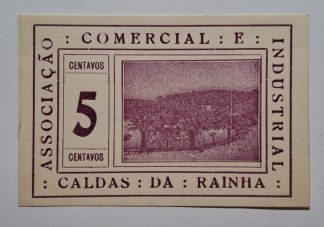 A.C.I. Caldas da Raínha 5 Centavos ND MA#539a (Escassa) Nova