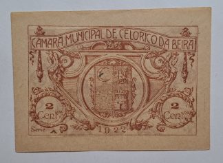 C.M. Celorico da Beira 2 Centavos 1922 MA#659 (Comum) Nova
