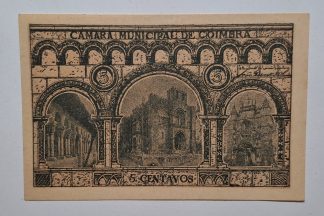 C.M. Coimbra 5 Centavos 1921 MA#739a (Comum) Nova