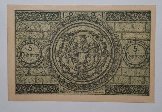 C.M. Coimbra 5 Centavos 1921 MA#739a (Comum) Nova