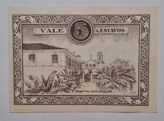 C.M. Cuba 5 Centavos 1919 MA#804 (Comum) Nova