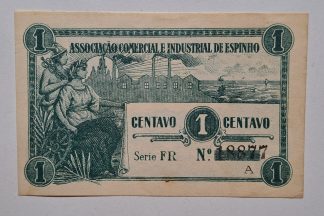 A.C.I. Espinho 1 Centavo ND Série A MA#826 (Comum) Nova